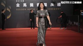 ▲擔任金馬評審團主席的鞏俐步入紅毯。（圖／金馬獎提供）