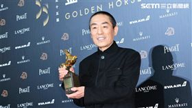 張藝謀首度入圍金馬獎就獲獎。（圖／記者邱榮吉、林士傑攝影）