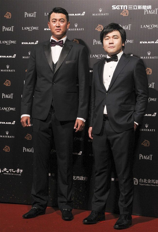 第55屆金馬獎「後勁：王建民」主角王建民與導演陳惟揚。（記者邱榮吉、林士傑/攝影）