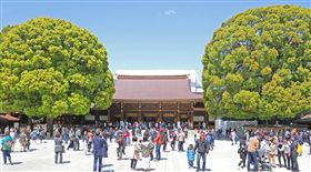 東京明治神宮。（圖／翻攝自@kurita88 推特）