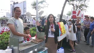 攤販挺陳其邁！喊「我挺2號」俗5元