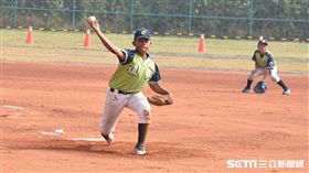 復興國小李柏勳對韓國先發，偶像是學長王柏融。（圖／記者王怡翔攝影）