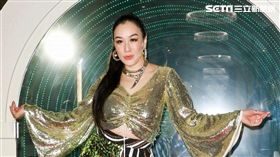 鍾麗緹被問金馬政治爭議事件，主辦單位打斷媒體提問，疑似遭到封口。（圖／記者林士傑攝影）