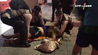 瞞夫與學長練騎車　女撞破玻璃滿身血