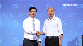 韓國瑜去年拋石油議題　陳其邁秒電爆