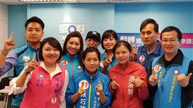 羅智強串聯藍營9議員參選新人發聲搶曝光與黨內資深議員互打,徐巧芯提供。
