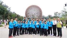 世界冠軍南投高中拔河隊訪花博(圖/台中市政府提供)