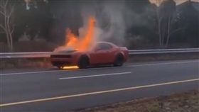 Dodge SRT Demon起火燃燒。（圖／翻攝網站）