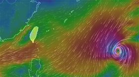 颱風,萬宜颱風,風場預報圖／中央氣象局