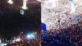 韓國瑜陳其邁造勢場合成圖,新聞台