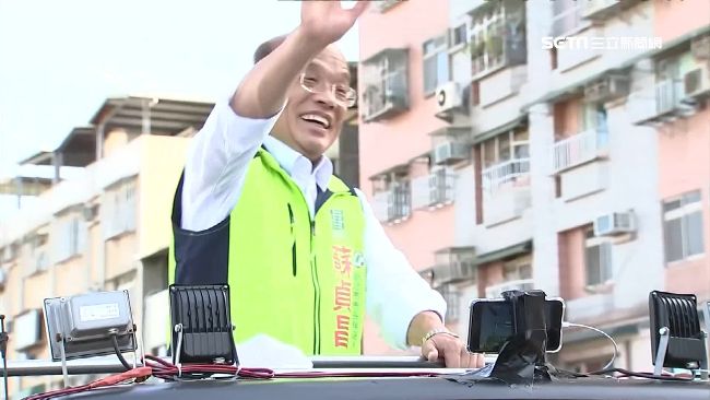 直搗藍營票倉　蘇貞昌新店車隊掃街