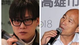 韓國瑜、林夕（記者邱榮吉攝影、翻攝臉書）