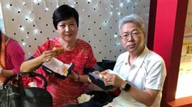 崔佩儀看到老公被推，怒火中燒一陣狂罵。（圖／翻攝自崔佩儀臉書））