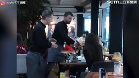店員忍無可忍下怒砸蛋糕。（圖／stupka777 Instagram授權）