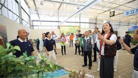 唐鳳逛花博（圖／台中市政府提供）