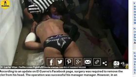 跤,墨西哥,水泥磚,爆頭（圖／翻攝自每日郵報）