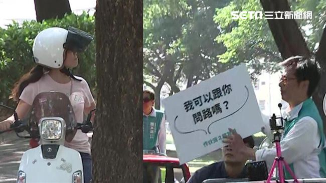 「邁萌」！車隊掃街陳其邁秀撩妹語錄