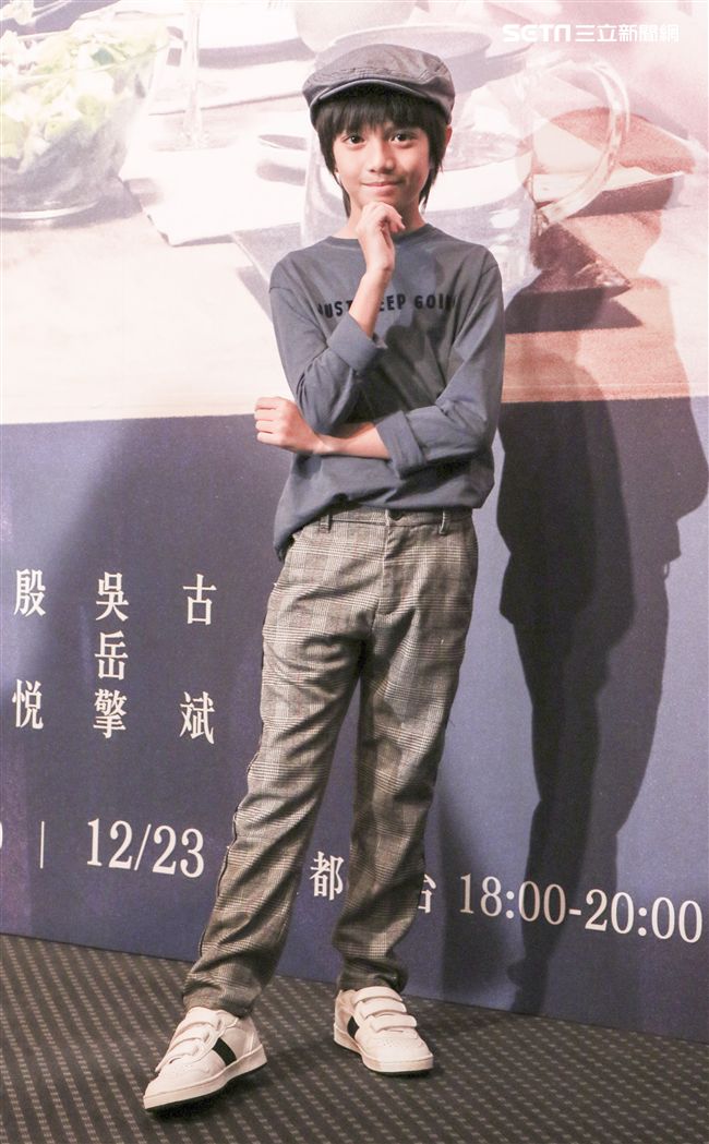 三立迷你劇「你好，幸福」首映會主演郭大睿。（記者林士傑/攝影）