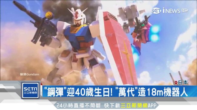 台人助圓夢！鋼彈迎40歲「動起來」