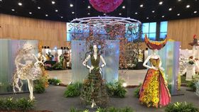 花博后里人體花飾設計大賽（台中市政府提供）