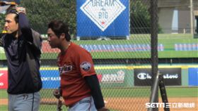 ▲韓火鷹左投金範洙來台灣打冬季聯盟。（圖／記者蕭保祥攝影）