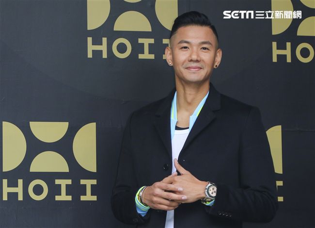 黑人陳建州參加防曬品牌發表會。（記者林士傑/攝影）