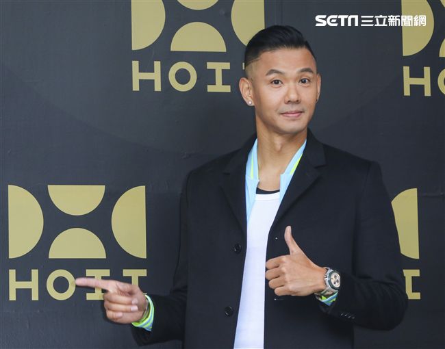 黑人陳建州參加防曬品牌發表會。（記者林士傑/攝影）