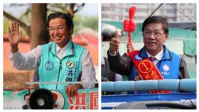 洪國浩、林明溱（合成圖／中央社）