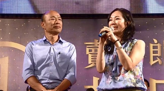 夫妻合體催票！韓國瑜、李佳芬落淚