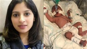 孕婦,胎兒,十字弓,弩,前夫,忌妒,英國,手術,報命,剖腹 圖／翻攝自推特　https://goo.gl/t6r2Mx