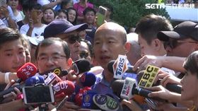 遇大塞車遲到1小時！韓國瑜現身投票