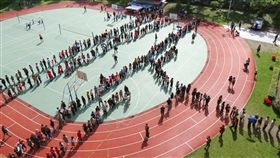 選舉，投票，投票章，排隊，私立稻江護家（記者林士傑攝影）