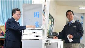 鄭文燦、陳學聖（圖／中央社）