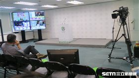 民進黨中央開票中心。（圖／記者盧素梅攝）