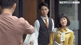 孫可芳周旋在侯彥西(左)與楊孟霖(中)之間。（圖／公視提供）