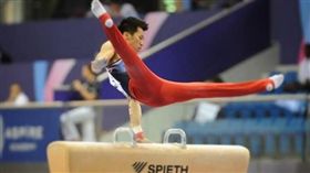 李智凱再次在今年世界盃系列賽的鞍馬項目摘下金牌。（圖／翻攝自李智凱IG）