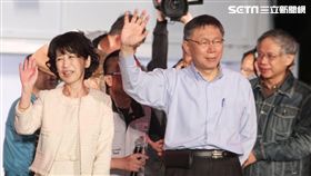 柯文哲連任台北市長／記者邱榮吉攝影