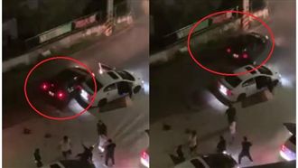 鬥毆不敵趁機逃跑！男：我還沒上車啊