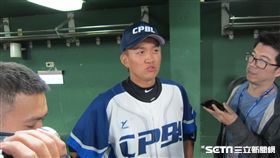 ▲張閔勛冬季聯盟受訪。（圖／記者蕭保祥攝影）