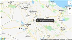 伊朗西部6.3強震　國營電視台：約百人受傷　圖/翻攝推特