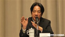 賴清德召開記者會。（圖／記者盧素梅攝）