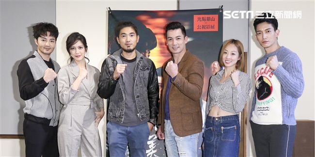 公視新創電影「完美正義」導演詹家維，主演伊正、古斌、王家梁、夏語心、劉奕兒。（記者林士傑/攝影）