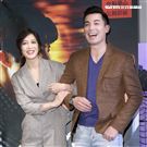 公視新創電影「完美正義」主演劉奕兒、伊正。（記者林士傑/攝影）