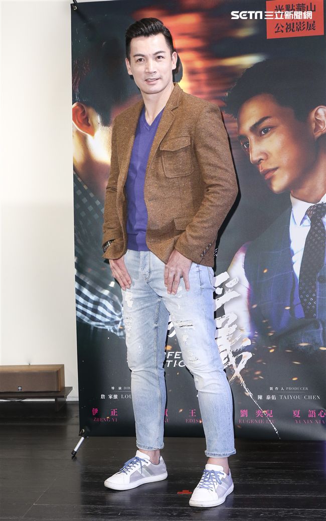 公視新創電影「完美正義」主演伊正。（記者林士傑/攝影）