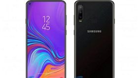 三星,手機,瀏海,水滴,打孔螢幕,全螢幕,A8S