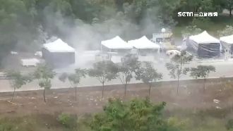 東海大學怪煙飄3天　害住宅區一片白