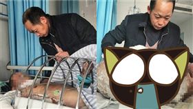 殺豬,慶壽,分福,生日,阿公,豬公,燙傷,湖北,屠夫,滾水,　圖／翻攝自微博　