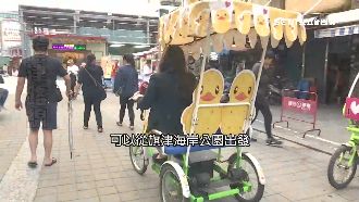 陸客大讚旗津風景　業者憂垃圾亂象