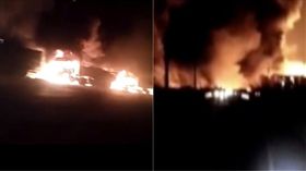 河北張家口化工廠附近爆炸22死22傷（圖／翻攝自微博）