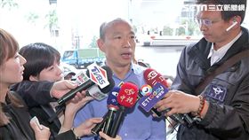 韓國瑜28日到台北受訪,新聞台